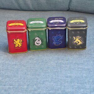 Set of 4 Harry Potter Wizarding Wall Empty Tins - 0.9oz